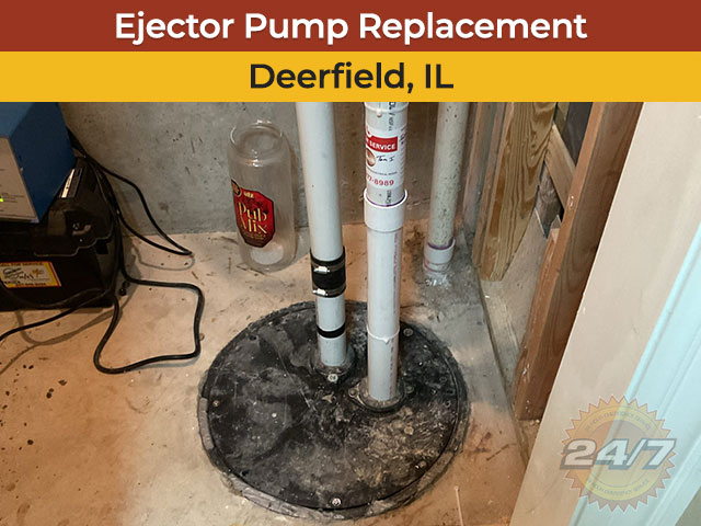 Ejector Pump Replacement in Deerfield, IL