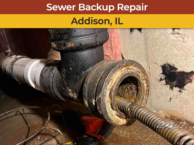Sewer Backup Repair in Addison, IL