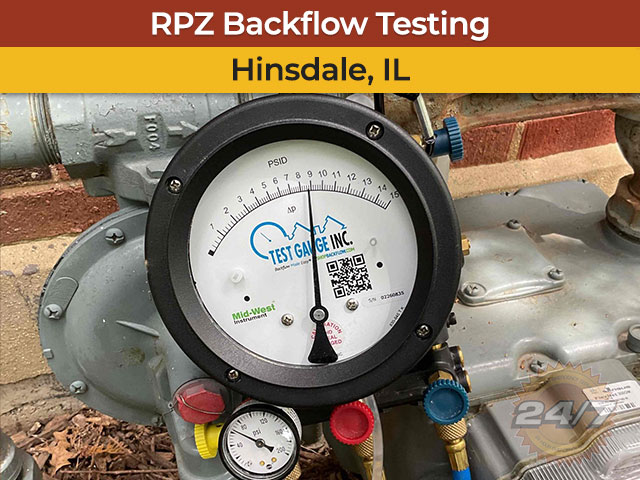 RPZ Backflow Testing in Hinsdale, IL