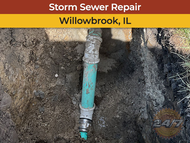 Storm Sewer Repair in Willowbrook, IL