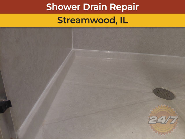 Shower Drain & Leak Repair in Streamwood, IL