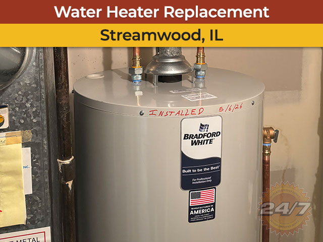 Water Heater Replacement in Streamwood, IL