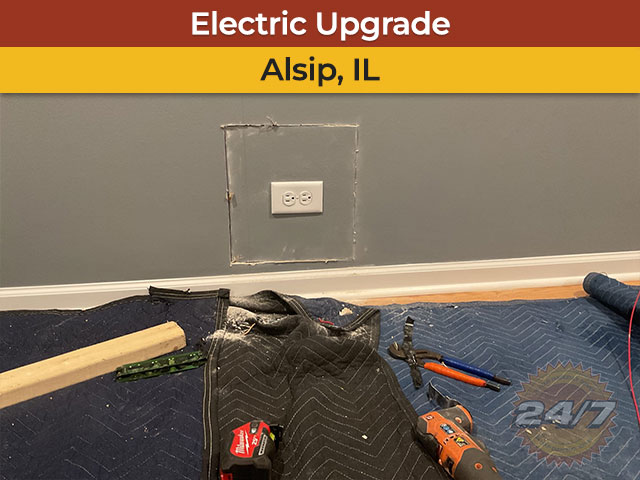 Entertainment Center Electrical Upgrade in Alsip, IL