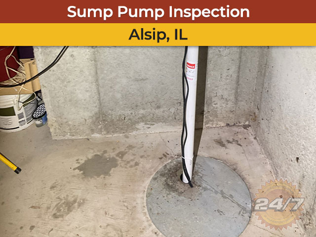 Sump Pump Inspection in Alsip, IL