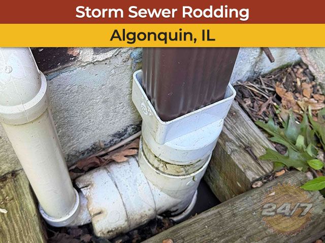 Storm Sewer Rodding in Algonquin, IL
