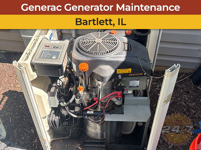 Annual Generac Generator Inspection Completed in Bartlett, IL