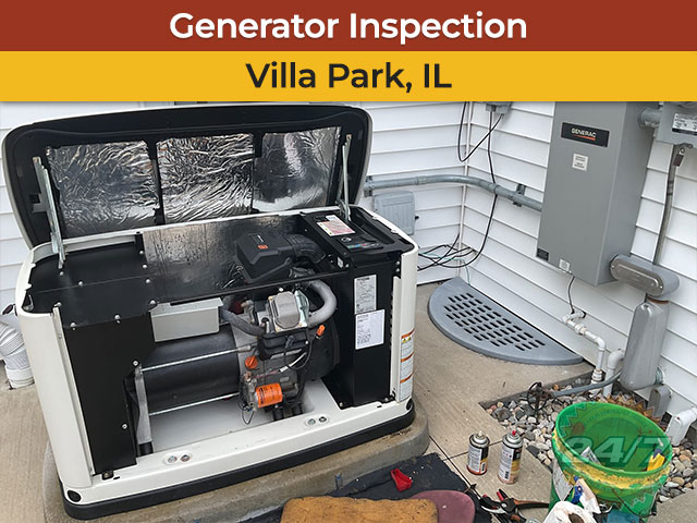 Generac Generator Annual Inspection Completed in Villa Park