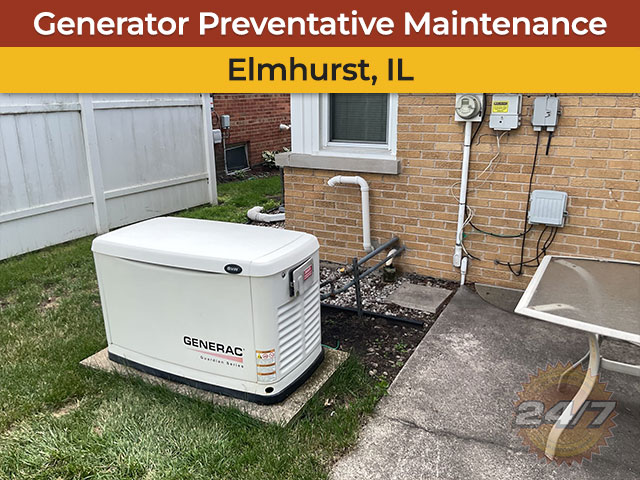 Generac Generator Preventive Maintenance Completed in Elmhurst, IL