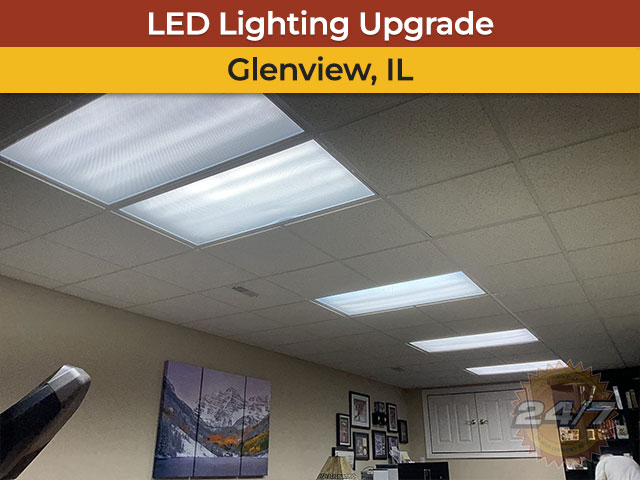 LED Lighting Upgrade in Glenview, IL