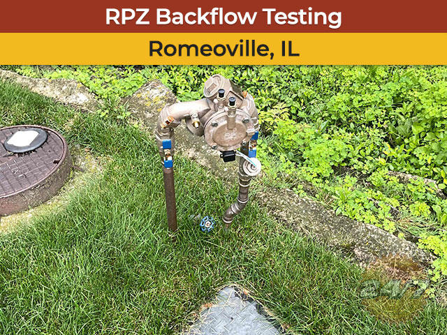 RPZ Backflow Testing in Romeoville, IL