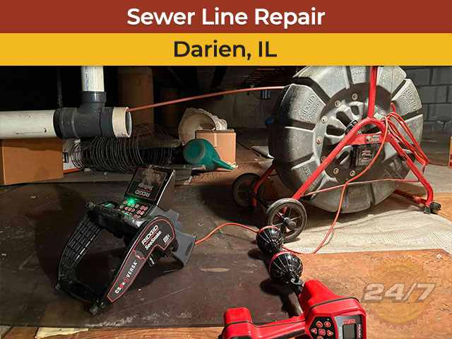 Sewer Line Repair in Darien, IL