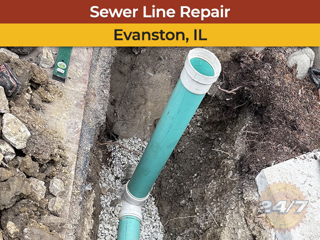 Sewer Line Repair in Evanston, IL