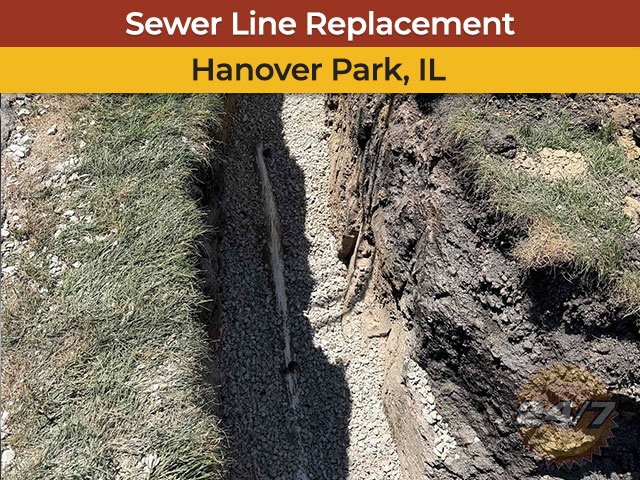 Sewer Line Replacement in Hanover Park, IL
