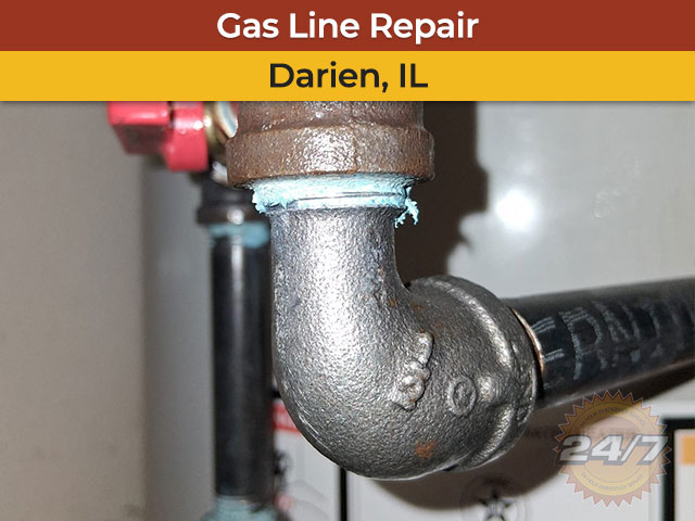 Gas Line Repair in Darien, IL