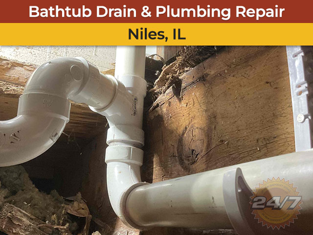 Bathtub Drain & Plumbing Repair in Niles, IL