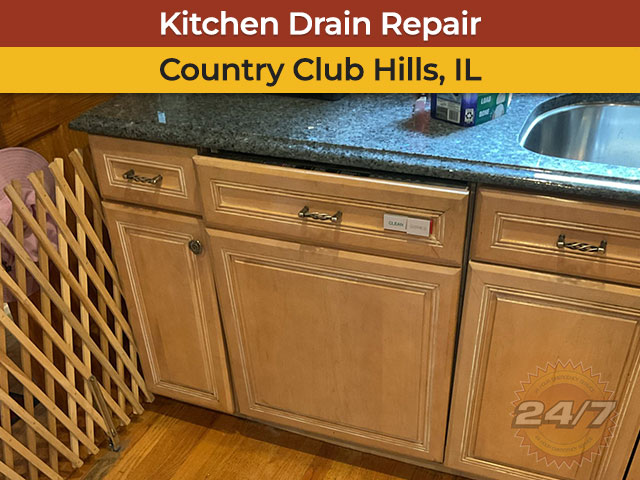 Kitchen Drain Pipe Replacement in Country Club Hills, IL